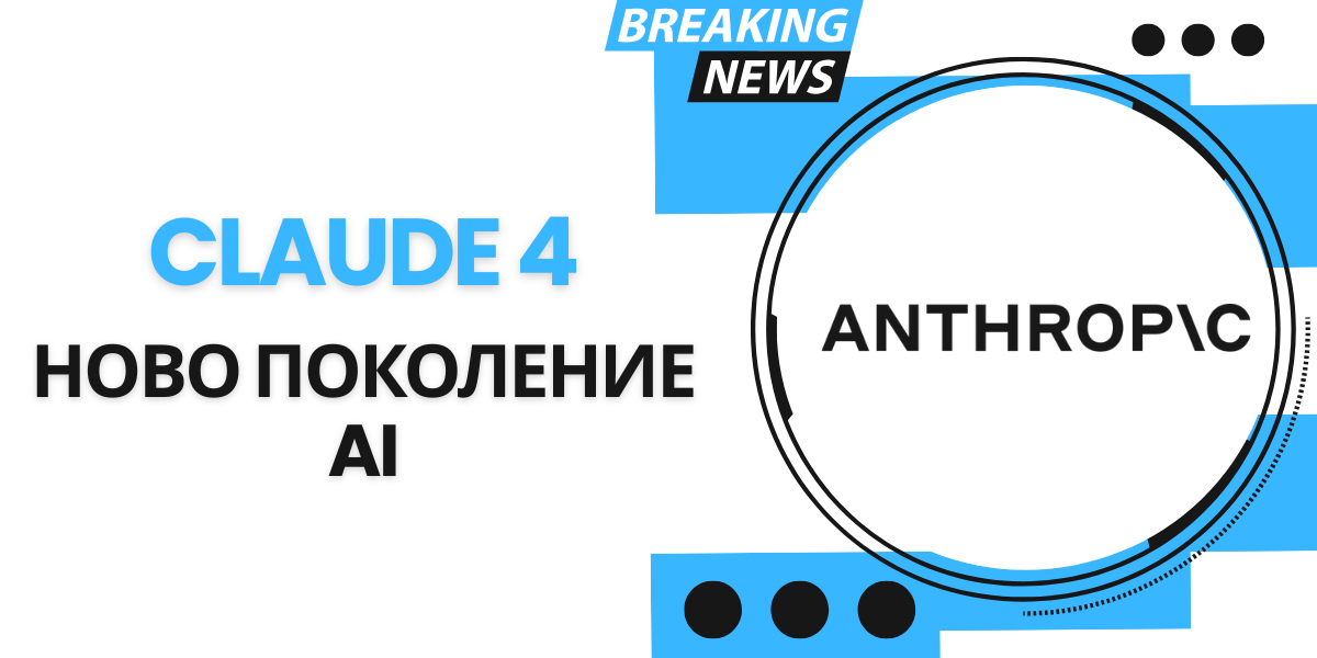 Anthropic представи Claude 4 Opus и Sonnet 1 CLAUDE 4 - ново поколение AI